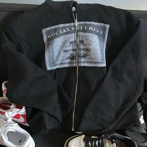 Profit minded cropped hoodie small streetwear brand